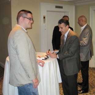 Another autograph session with Ed.